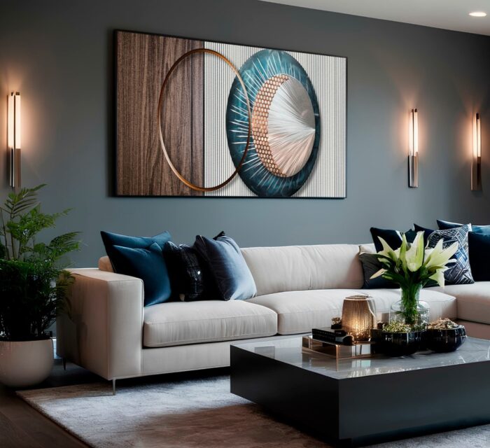 ARTE DECOR GEOMETRICO MODERNO - Imagem 3