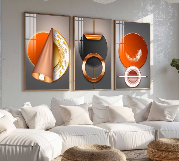 CONJUNTO ILUSTRAÇÃO ARTE LUXO DECOR - Imagem 5