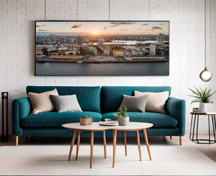 QUADRO RECIFE EM UM BELO FIM DE TARDE - Imagem 5