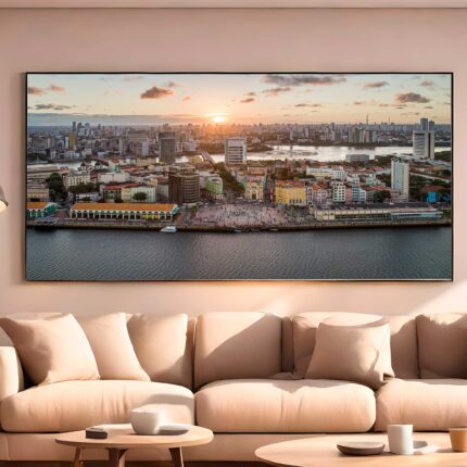 QUADRO RECIFE EM UM BELO FIM DE TARDE