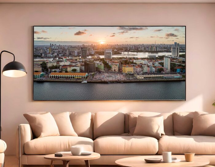 QUADRO RECIFE EM UM BELO FIM DE TARDE