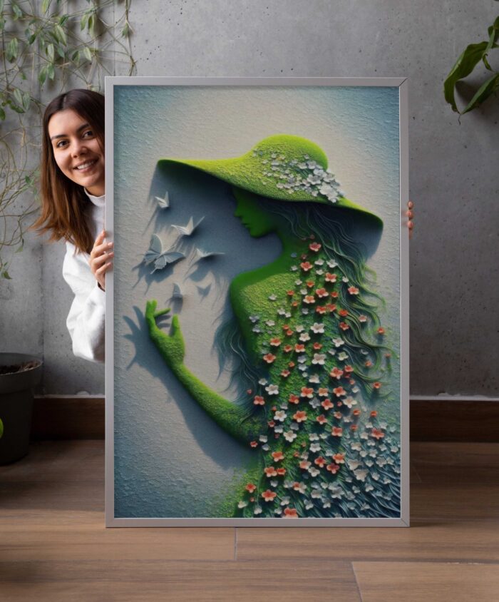 QUADRO EM BELA ARTE MINIMALISTA DECOR - Imagem 4