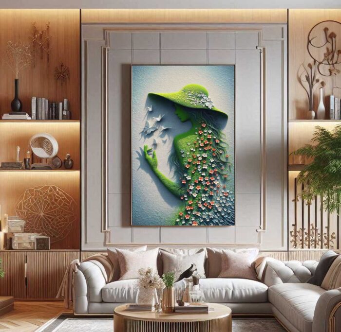 QUADRO EM BELA ARTE MINIMALISTA DECOR - Imagem 3