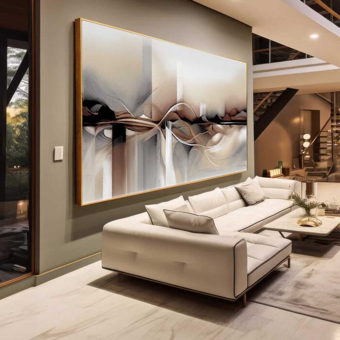 QUADRO  ARTE EM ABSTRATO DECOR - Imagem 5