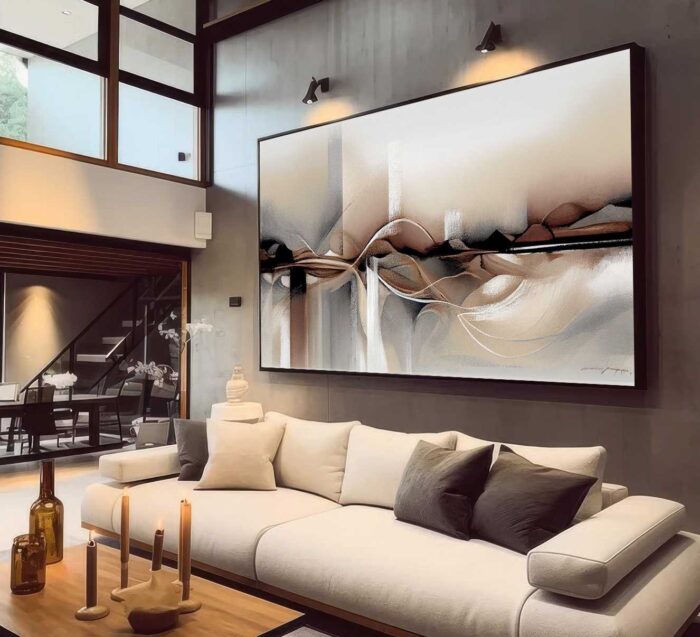 QUADRO  ARTE EM ABSTRATO DECOR - Imagem 4