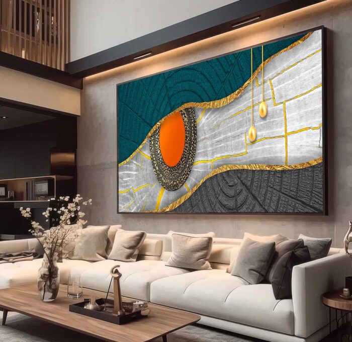 QUADRO UMA ARTE ABSTRATA MODERNA - Imagem 2