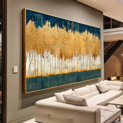QUADRO ABSTRATO EM PINTURA MODERNA