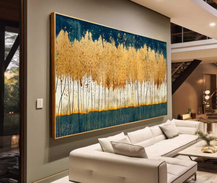 QUADRO ABSTRATO EM PINTURA MODERNA