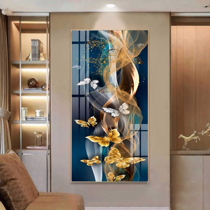 QUADRO BORBOLETAS DOURADAS DECOR - Imagem 3