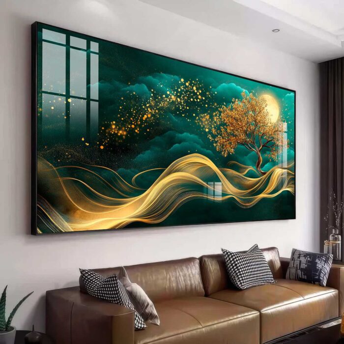 QUADRO ELEGÂNCIA MODERNA EM ILUSTRAÇÃO ABSTRATA - Imagem 4