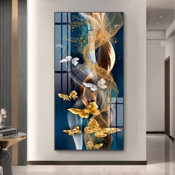 QUADRO BORBOLETAS DOURADAS DECOR