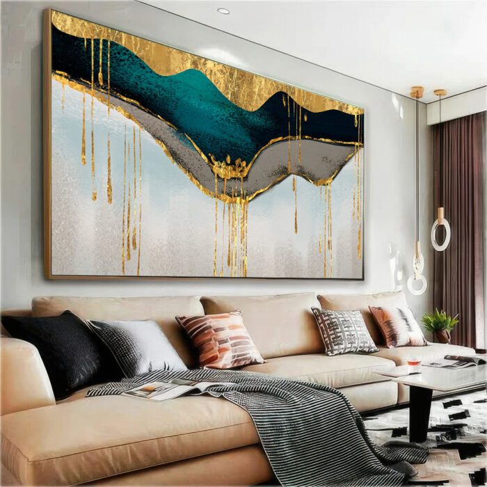 QUADRO ABSTRATO DECORATIVO DESIGNER MODERNO - Imagem 2