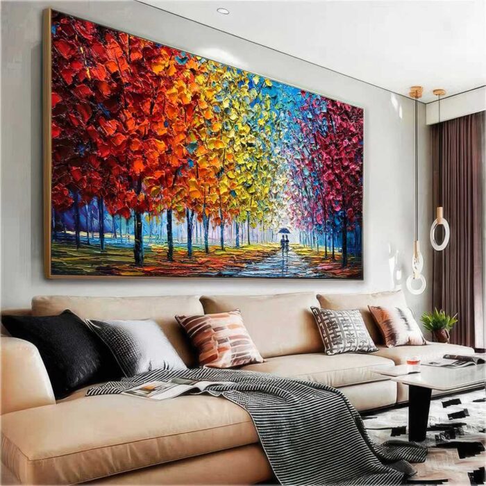 QUADRO UMA BELA PINTURA ABSTRATA - Imagem 2