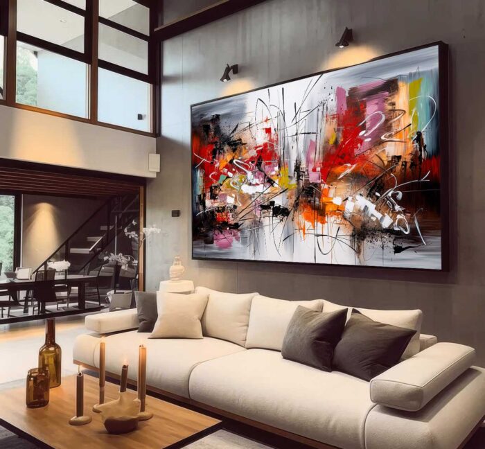 QUADRO ABSTRATO SURREAL - Imagem 5