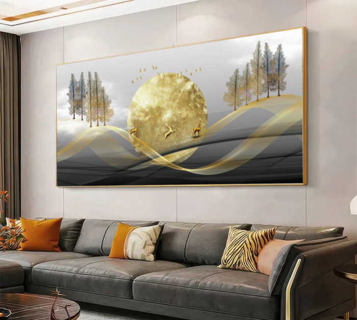QUADRO ILUSTRAÇÃO EM ARTE DE PAISAGEM - Imagem 4