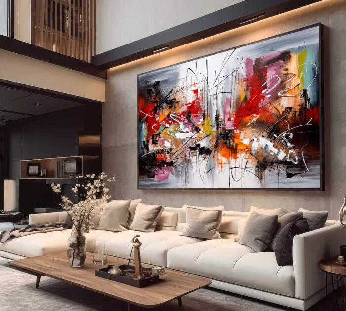 QUADRO ABSTRATO SURREAL - Imagem 3