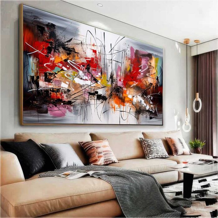 QUADRO ABSTRATO SURREAL - Imagem 2