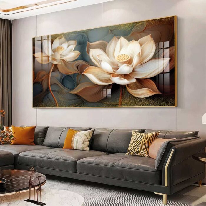 QUADRO FLORES EM ABSTRATOS DECOR - Imagem 5