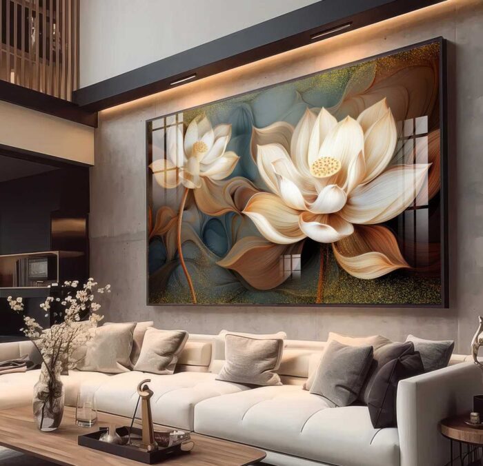 QUADRO FLORES EM ABSTRATOS DECOR - Imagem 4