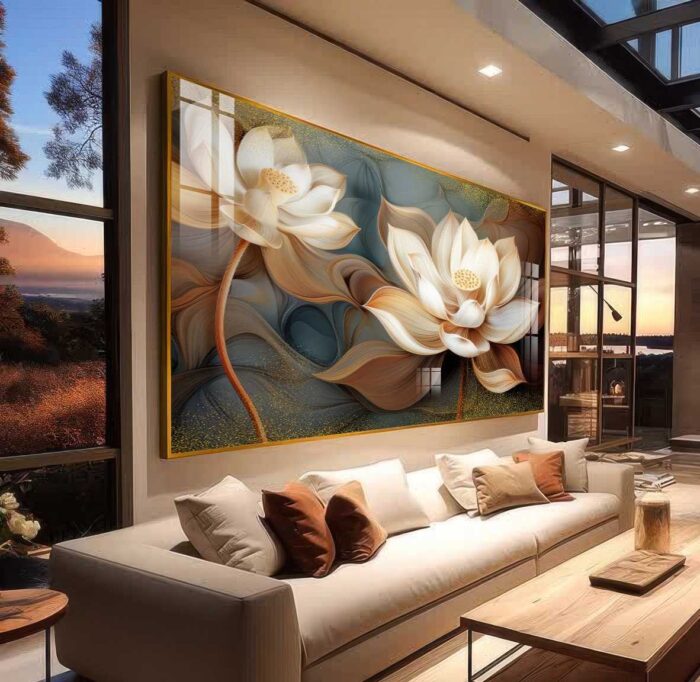QUADRO FLORES EM ABSTRATOS DECOR - Imagem 3
