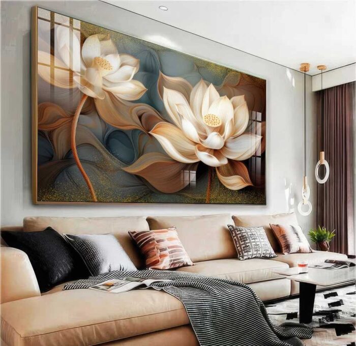 QUADRO FLORES EM ABSTRATOS DECOR - Imagem 2
