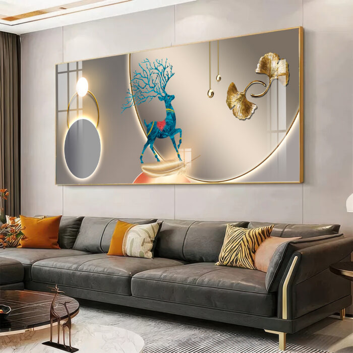 QUADRO ILUSTRAÇÃO ARTE DECOR MODERNO - Imagem 2