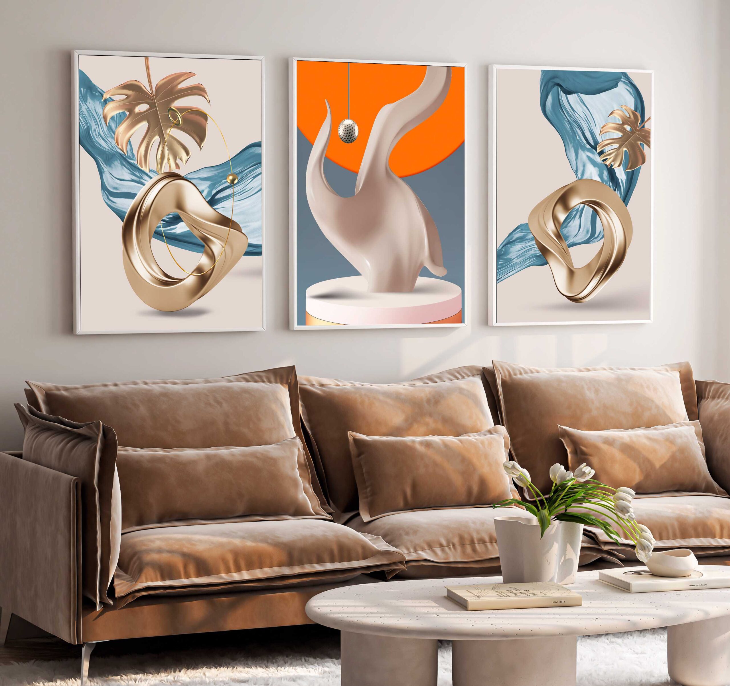 D0 CONJUNTO ARTE DECORATIVA MODERNA - Imagem 1