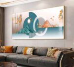 QUADRO EM LINDA ILUSTRAÇÃO ELEGANTE DECOR - Imagem 5