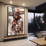 QUADRO JESUS FOI POR AMOR