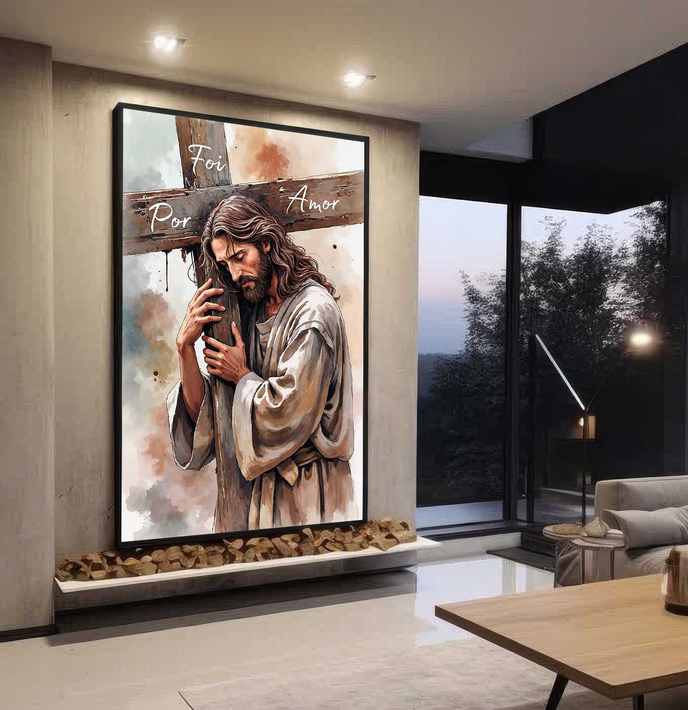 D1 QUADRO JESUS FOI POR AMOR - Imagem 1
