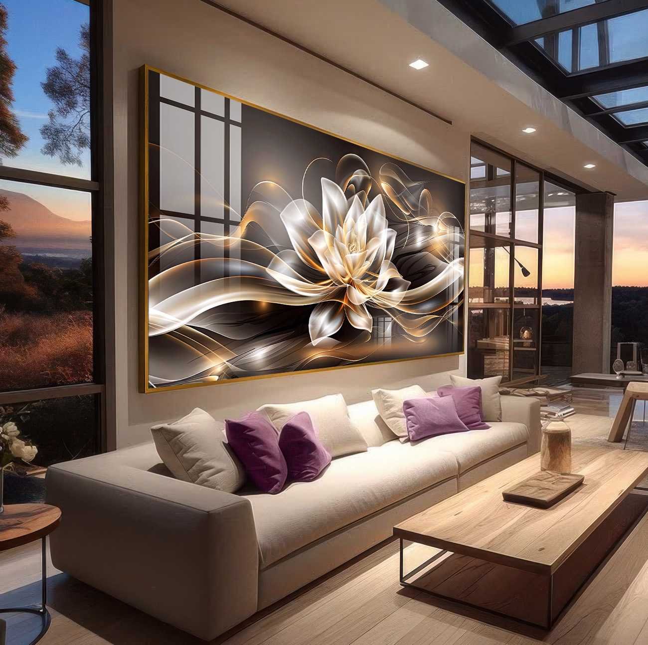 D1 QUADRO ILUSTRAÇÃO DOURADA DECOR - Imagem 5