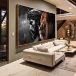 QUADRO OS REIS JESUS E O LEÃO - Imagem 5