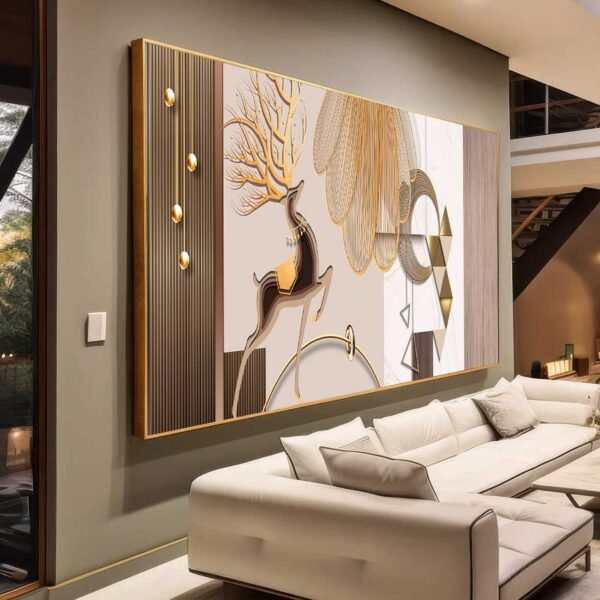 QUADRO UMA ILUSTRAÇÃO MODERNA DE DECORAÇÃO