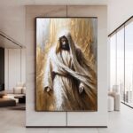 QUADRO JESUS EM BELA ARTE PINTURA