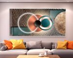 QUADRO UMA BELA ARTE GEOMETRICA MODERNA - Imagem 5