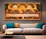 QUADRO SANTA CEIA ARTE DECOR - Imagem 5