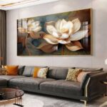 QUADRO FLORES EM ABSTRATOS DECOR - Imagem 5