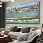 QUADRO BELA PAISAGEM PANORAMICA DO MARCO ZERO - Imagem 4