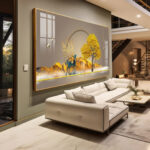 QUADRO EM MODERNA ILUSTRAÇÃO ARTE DECOR - Imagem 5
