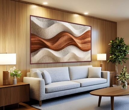 QUADRO EM MODERNA ARTE ABSTRATA DECOR
