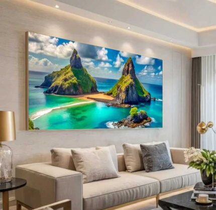 QUADRO EM BELA PAISAGEM AO MAR DE NORONHA