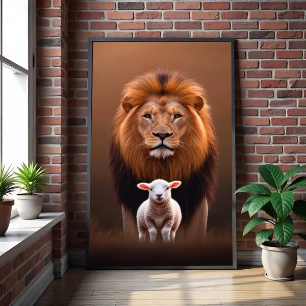 QUADRO O LEÃO E A OVELHA