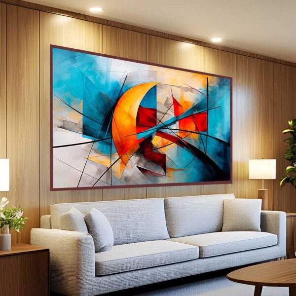 QUDRO EM PINTURA MODERNA ABSTRATA DECOR