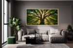 QUADRO EM BELA ÁVORE DA VIDA NATURAL - Imagem 5