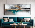 QUADRO  ABSTRATO PINTURA ARTE MODERNA - Imagem 2