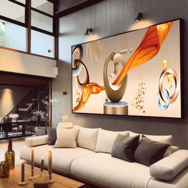 QUADRO ARTE ILUSTRAÇÃO E ELEGANTE MODERNA