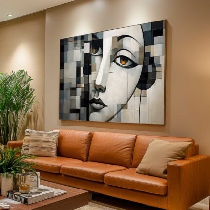 QUADRO BELA ARTE ABSTRATA MINMALISTA DECOR