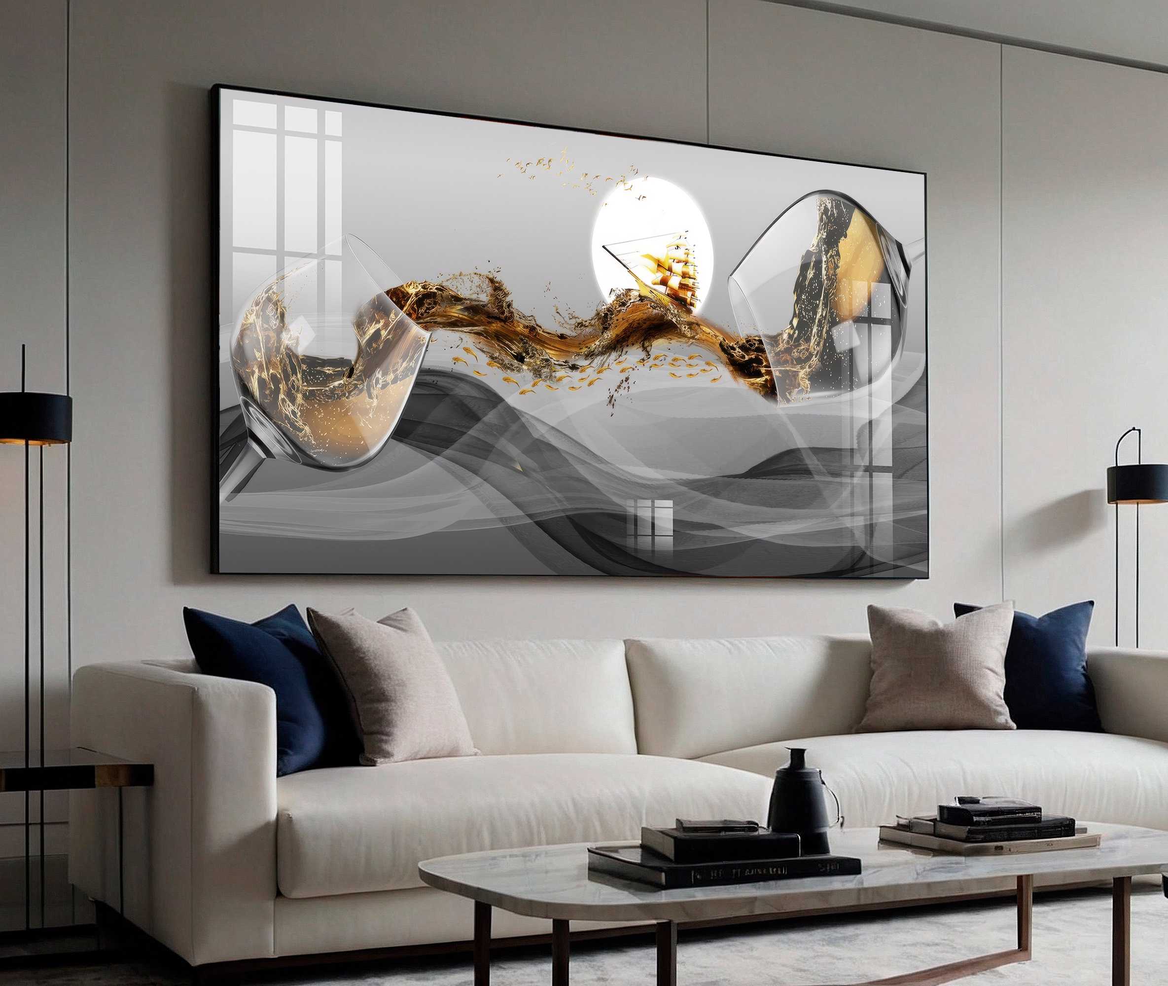 D1 QUADRO ARTE ILUSTRAÇÃO MODERNA DIGITAL - Imagem 1