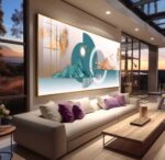 QUADRO EM LINDA ILUSTRAÇÃO ELEGANTE DECOR - Imagem 4