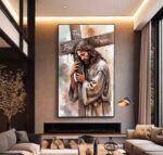 QUADRO JESUS FOI POR AMOR - Imagem 5